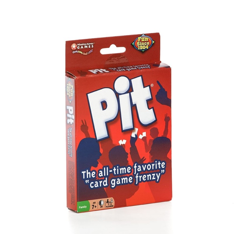 Winning Moves Nostalgic Pit Fast and Frenzied Trading Card Game
