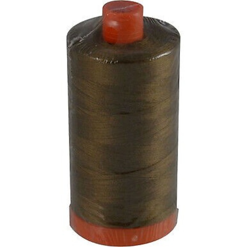 Aurifil Mako Cotton Thread Dark Antique Gold 2372 50wt 1422yd