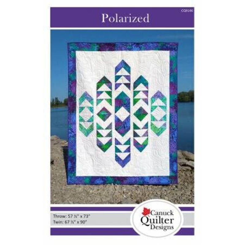 Polarized by Canuck Quilter Designs Throw 57×73 67x90Twin