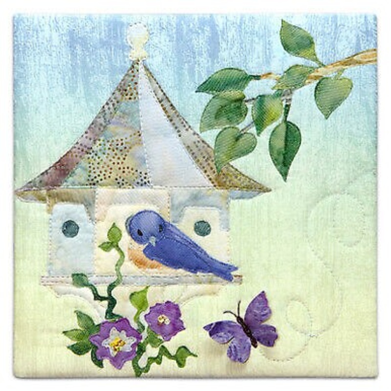 Truly McKenna  Home Tweet Home HTH01  Uptown   8×8 Art Print Panel  Cotton