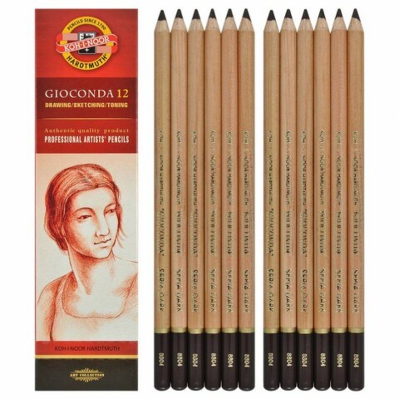 GIOCONDA CHALK PENCIL SEPIA DARK