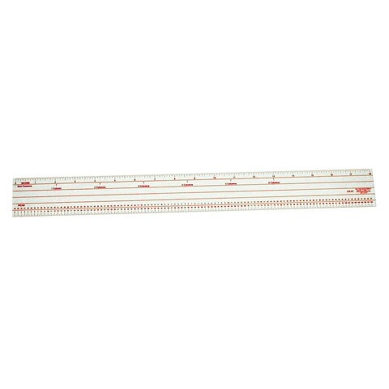 PICA RULER TRANSPARENT 18 INCH