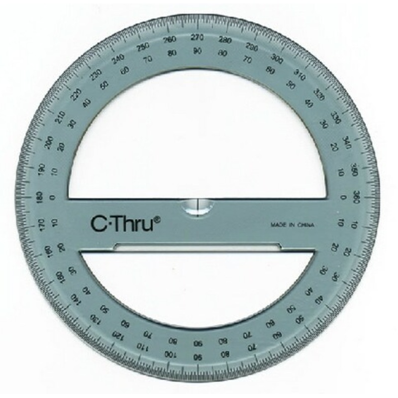 PROTRACTOR 6 INCH 360 DEGREE