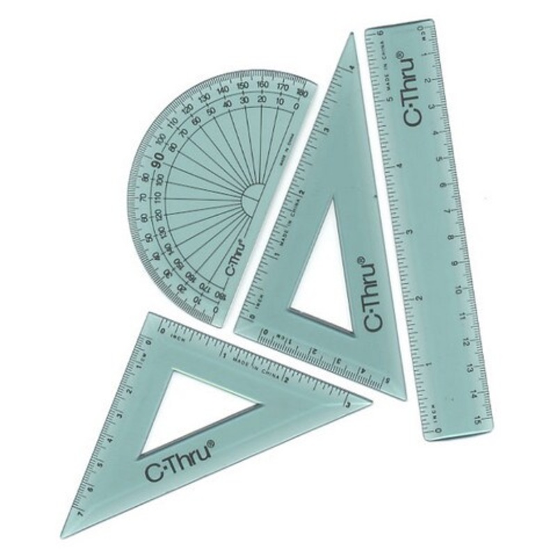 RULER COMBO SET 6 INCH