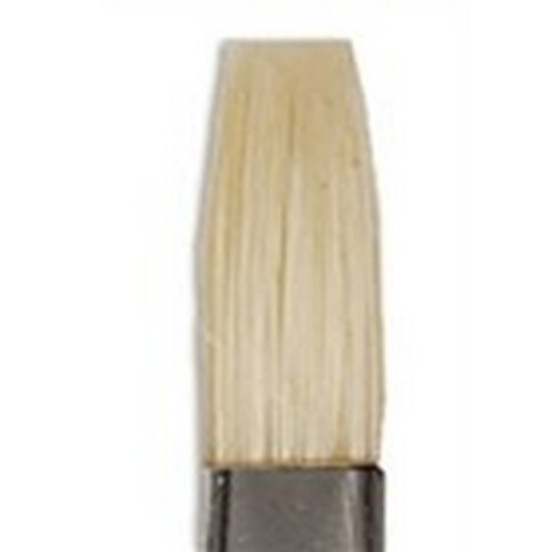 SIGNET WHITE BRISTLE LONG HANDLE FLAT 8