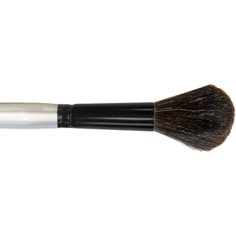 SIMPLY SIMMONS SHORT HANDLE BLACK GOAT ROUND MOP 3/4IN