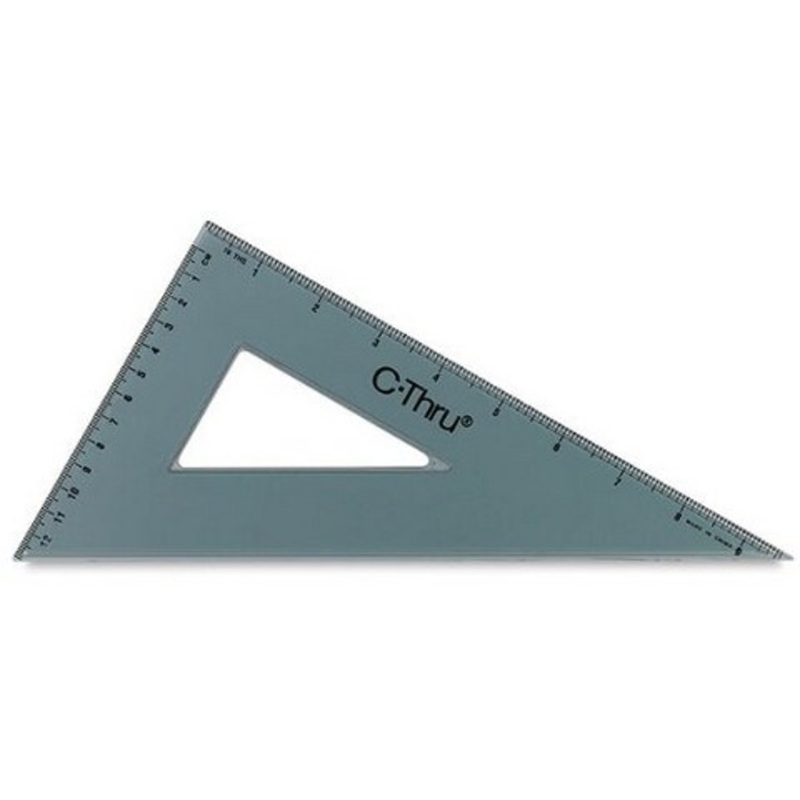 TRIANGLE 30/60 PLASTIC 10 INCH