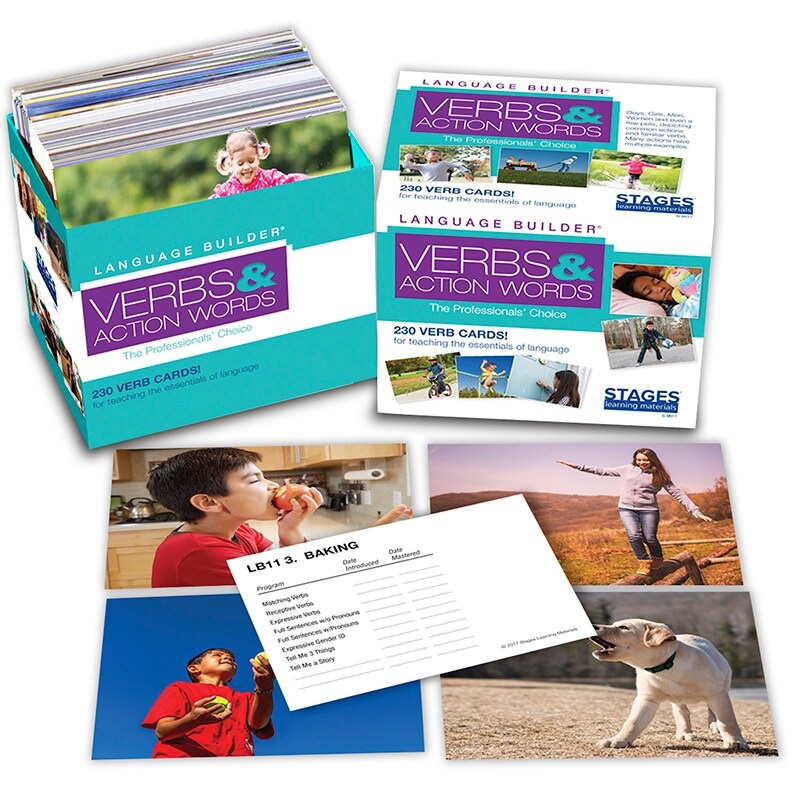 Language Builder Picture Cards, Verbs