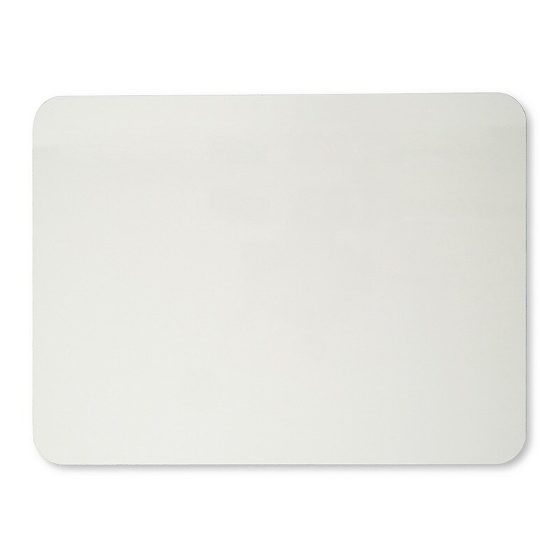 Magnetic Dry Erase Board, Two Sided, Plain/Plain, 9″ x 12″