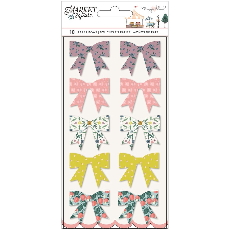 Maggie Holmes Market Square Paper Bows 10/Pkg