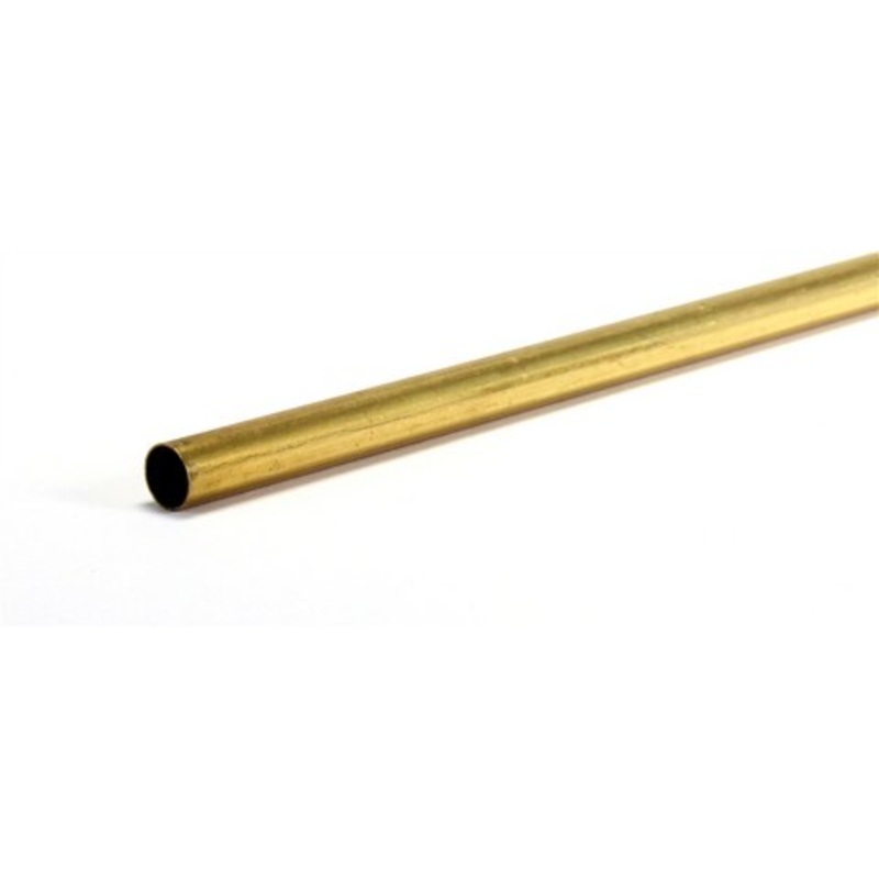 ROUND BRASS TUBE 5/8 OD X 12IN