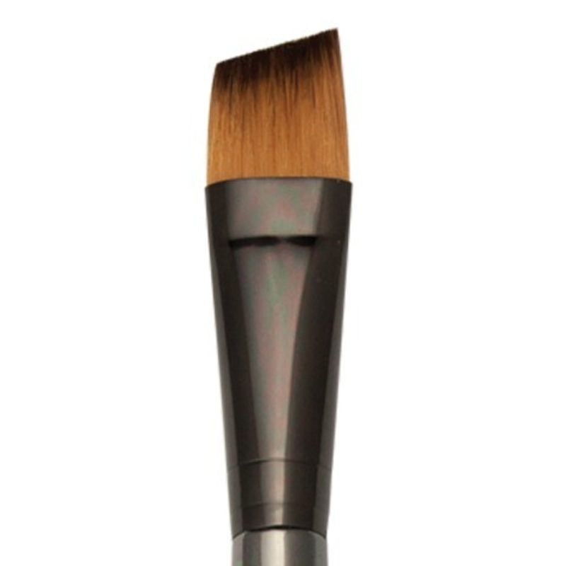 ZEN ALL MEDIA SHORT HANDLE BRUSH ANGLE SHADER 3/4