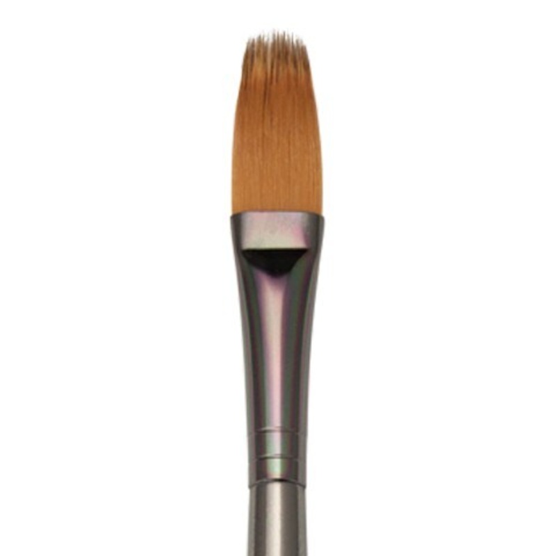 ZEN ALL MEDIA SHORT HANDLE BRUSH FILBERT COMB 1/2