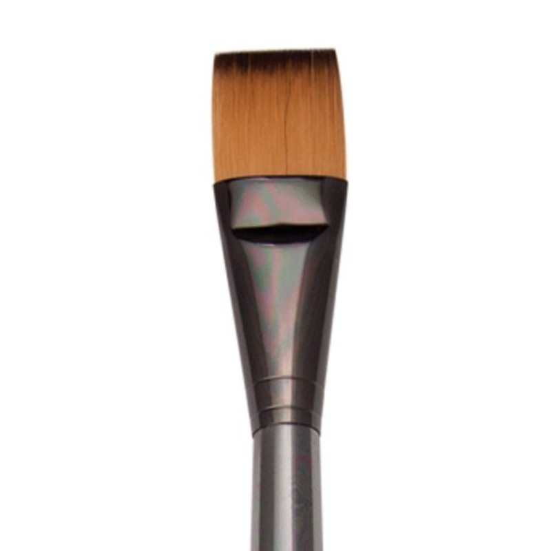 ZEN ALL MEDIA SYNTHETIC BRISTLE LONG HANDLE BRUSH BRIGHT 12
