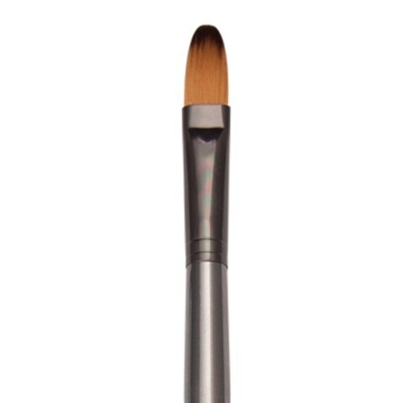 ZEN ALL MEDIA SYNTHETIC BRISTLE LONG HANDLE BRUSH FILBERT 6