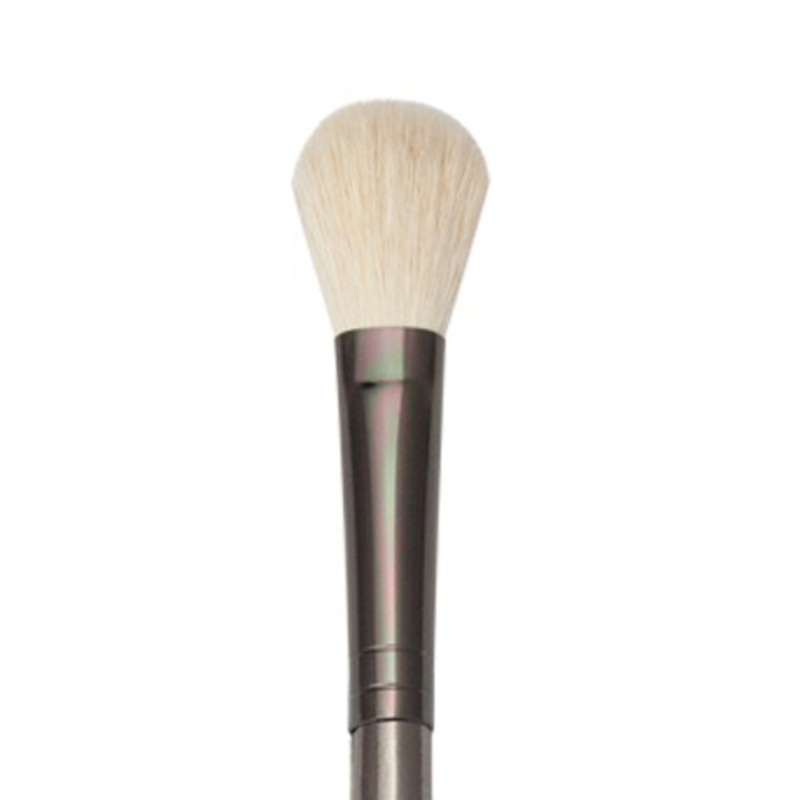 ZEN WATERCOLOR SHORT HANDLE BRUSH WHITE GOAT MOP 1/2