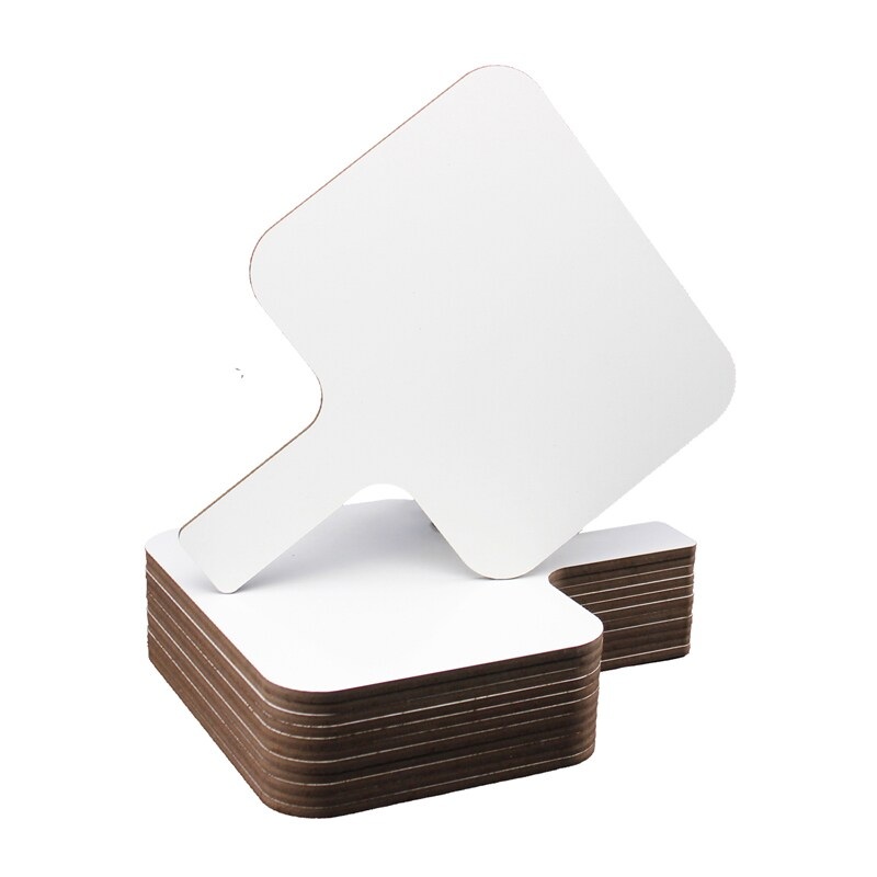 Rectangular Dry Erase Answer Paddle, 8″ x 9.75