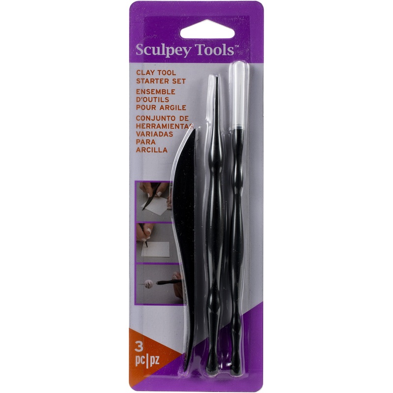 Sculpey Clay Tool Starter Set 3/Pkg