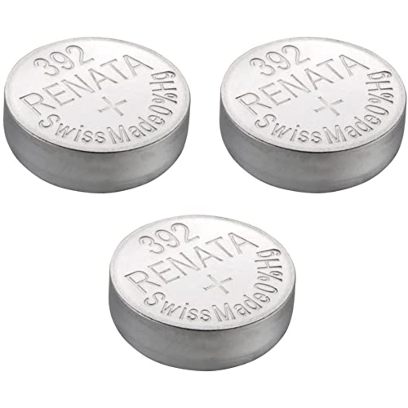 Renata Batteries 392 / SR41SW Watch Battery (3 Pack)