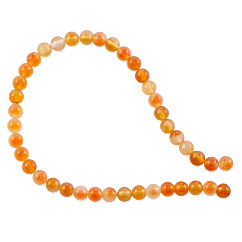 Carnelian Round Beads 4mm (16″ Strand)