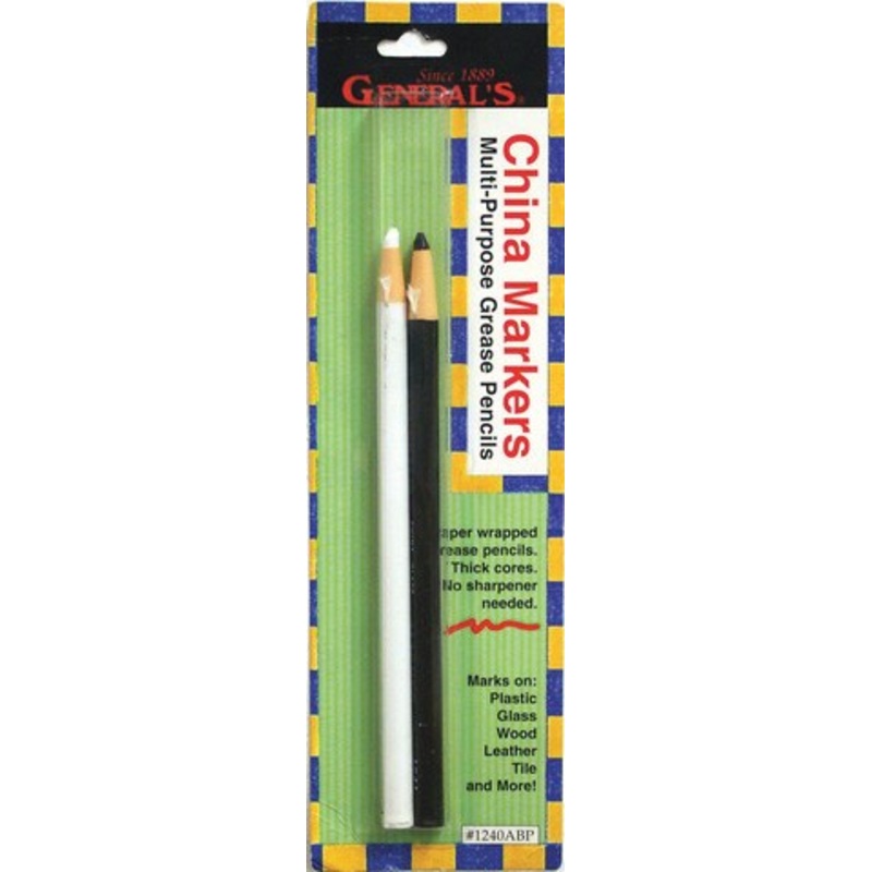 CHINA MARKER 2 PACK WHITE AND BLACK