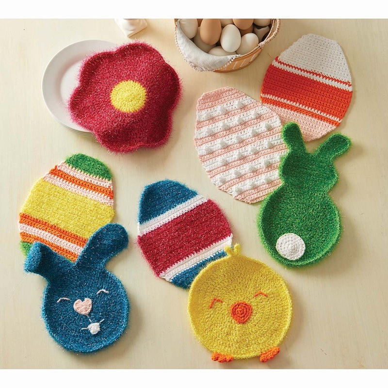 Herrschners  Easter Scrubbies Crochet Kit