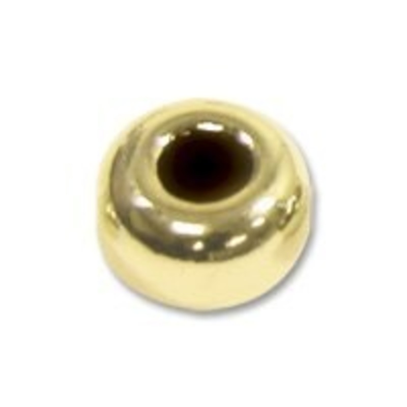 14 Karat Yellow Gold Rondell Bead 4x2mm