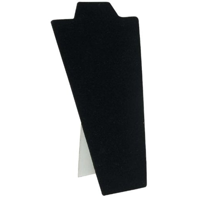 Necklace Display Short Black Velvet