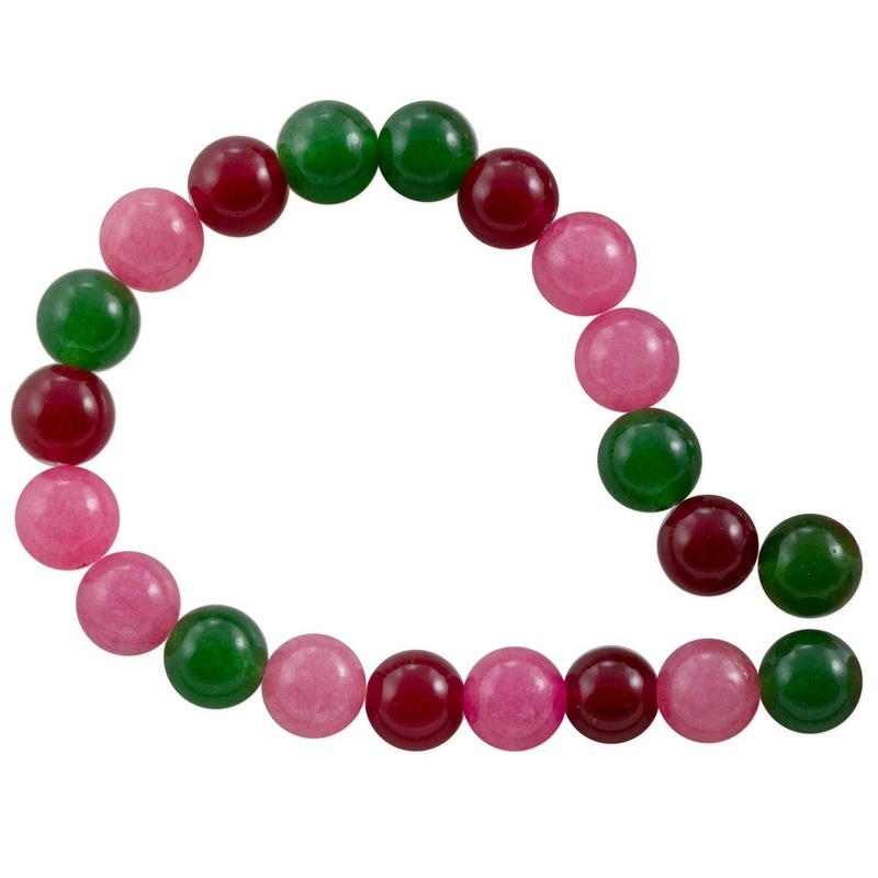 8mm Ruby Zoisite Beads (15 Inch Strand)
