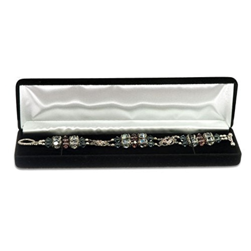 Black Velvet Bracelet Box