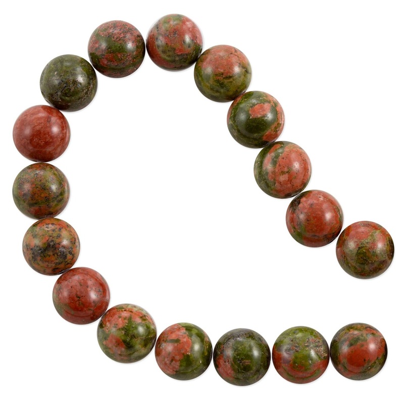 Unakite Round Bead 8mm (16″ Strand)