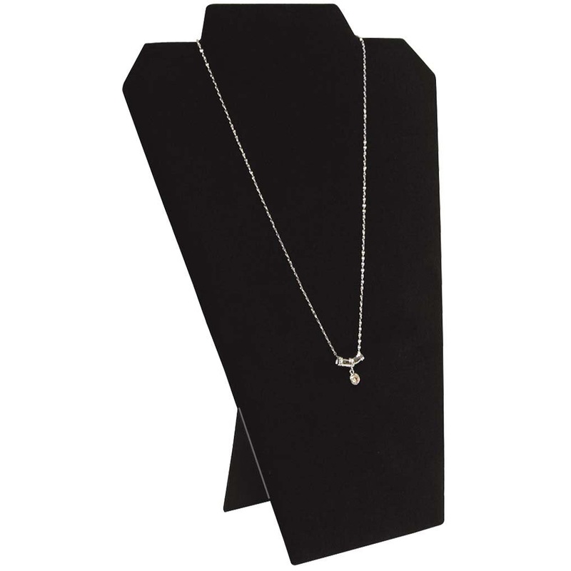 Necklace Display 1 Chain Black Velvet