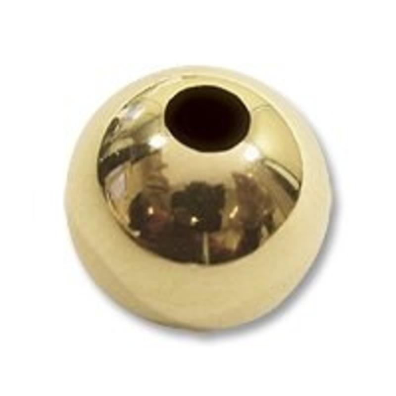 Round Bead 6mm 14 Karat Yellow Gold