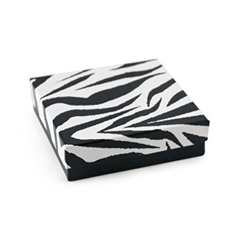 Zebra Print Jewelry Box #33 (Package of 20)