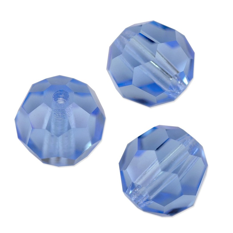 Preciosa Crystal Round Bead 4mm Aquamarine (Package of 20)