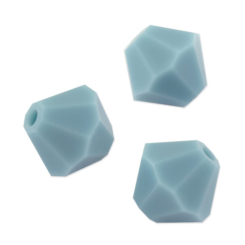 Preciosa Crystal Bicone Bead 4mm Turquoise (Package of 50)