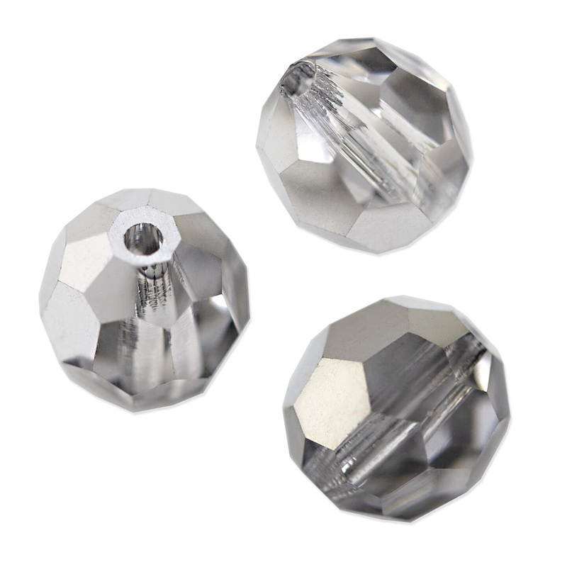 Preciosa Crystal Round Bead 3mm Crystal Labrador (Package of 20)