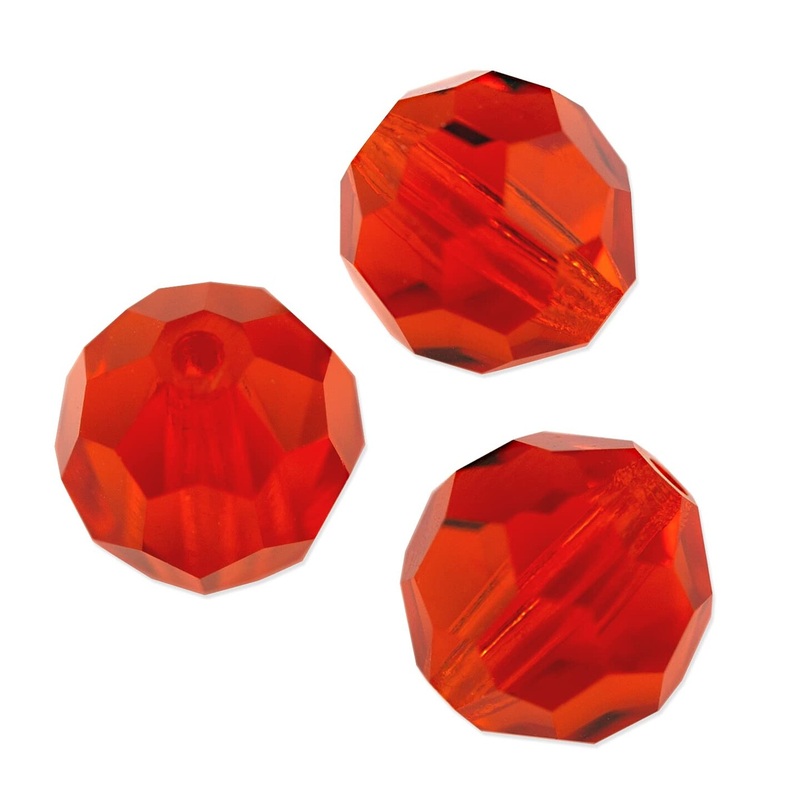 Preciosa Crystal Round Bead 4mm Hyacinth (Package of 20)