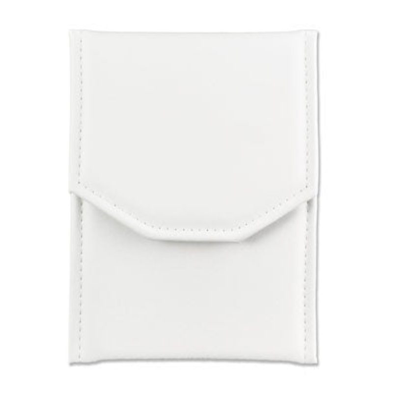 Pearl Folder White Leatherette 6″ x 8 1/4″