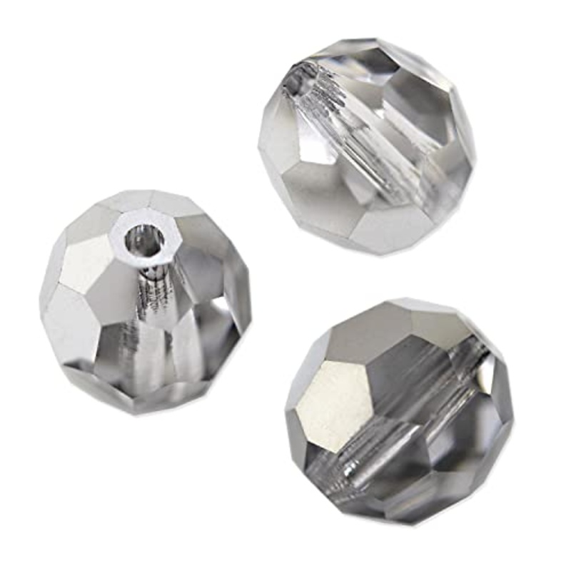 Preciosa Crystal Round Bead 6mm Crystal Labrador (Package of 20)