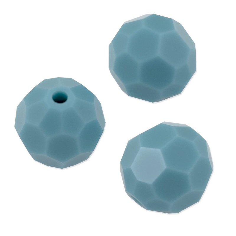 Preciosa Crystal Round Bead 6mm Turquoise (Package of 20)