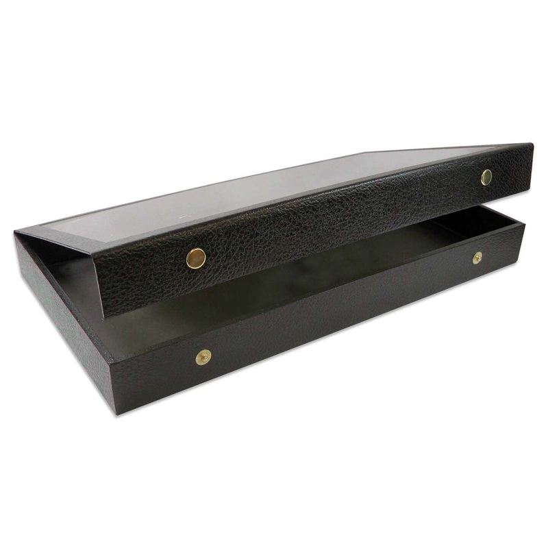 Acrylic Lid Jewelry Case with Snaps Standard Size 1.5″H