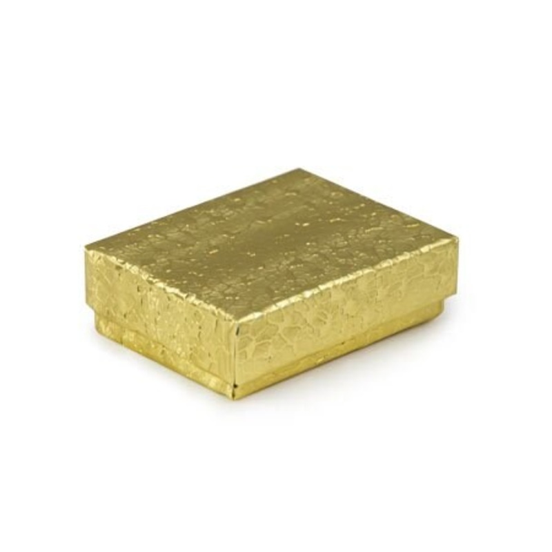 Gold Foil Jewelry Box #11 (Case of 100)