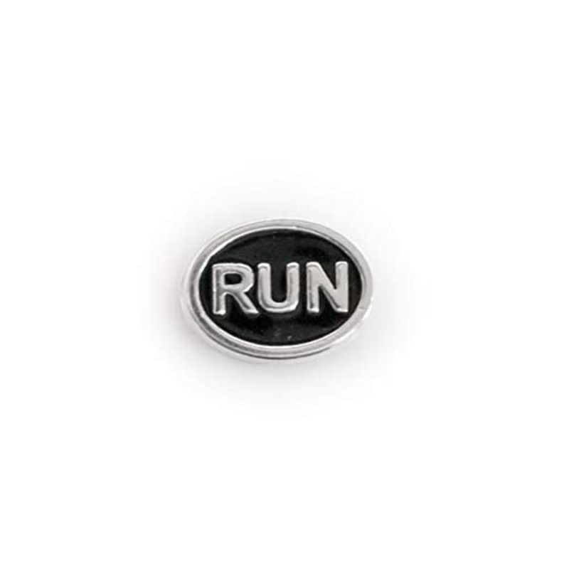 Run Bead 12x9mm Sterling Silver