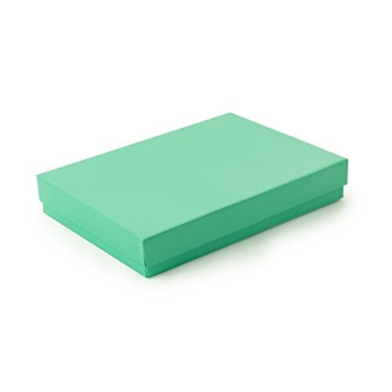Teal Paper Jewelry Box #53 (Package of 20)