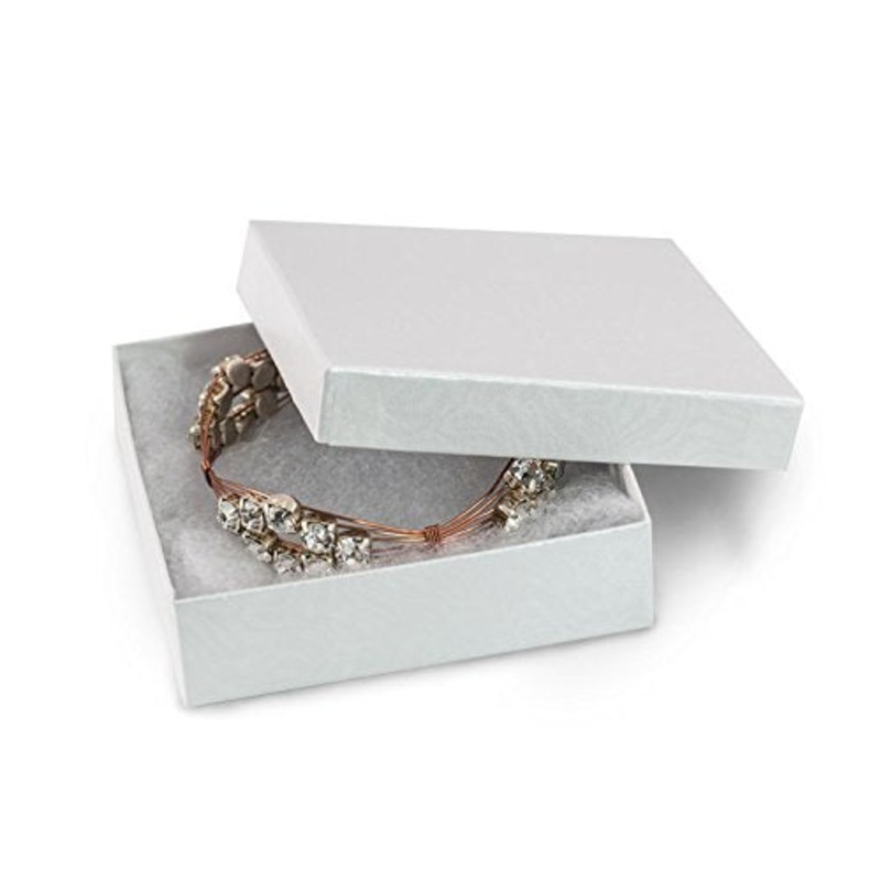 White Swirl Jewelry Box #33 (Package of 20)