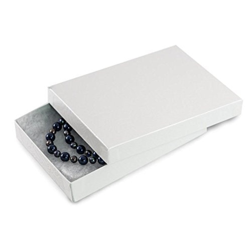 White Swirl Jewelry Box #53 (Package of 20)