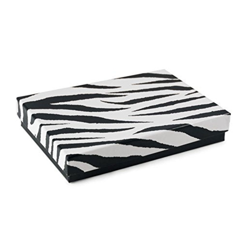 Zebra Print Jewelry Box #53 (Package of 20)