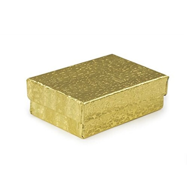 Gold Foil Jewelry Box #32 (Case of 100)