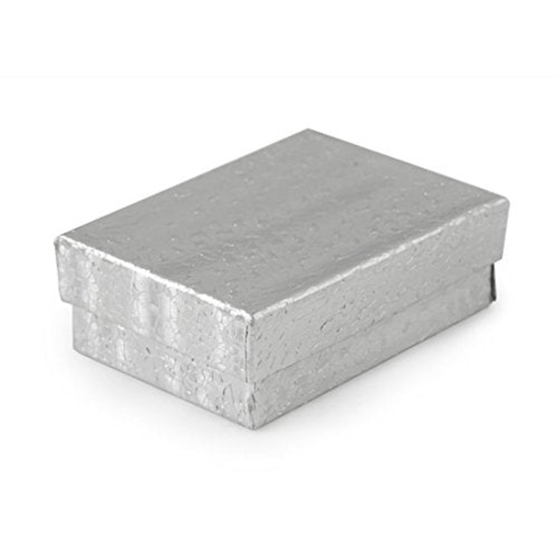 Silver Foil Jewelry Box #32 (Case of 100)